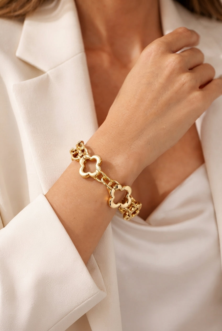 Armband met rustieke asymmetrische kralen - Voorbeeld - Online kopen bij niniforyou