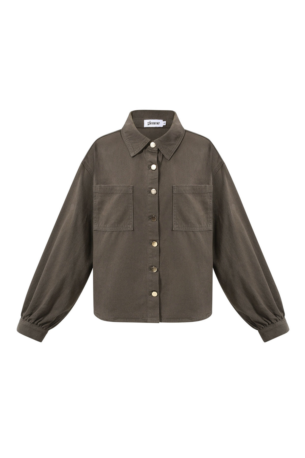 Geweven Katoen Vrouwen Jeansjack Casual Kleurcontrast