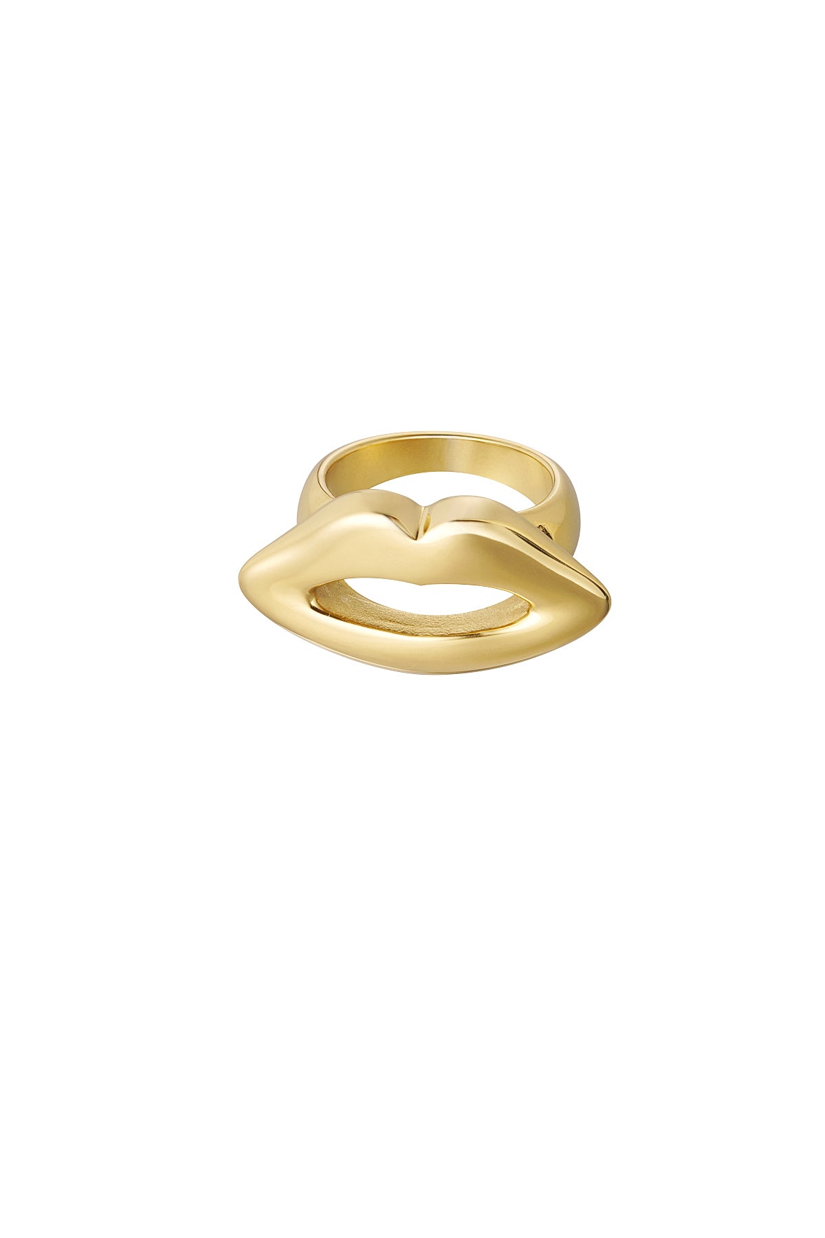 Ring mond - Goud kleur - 16