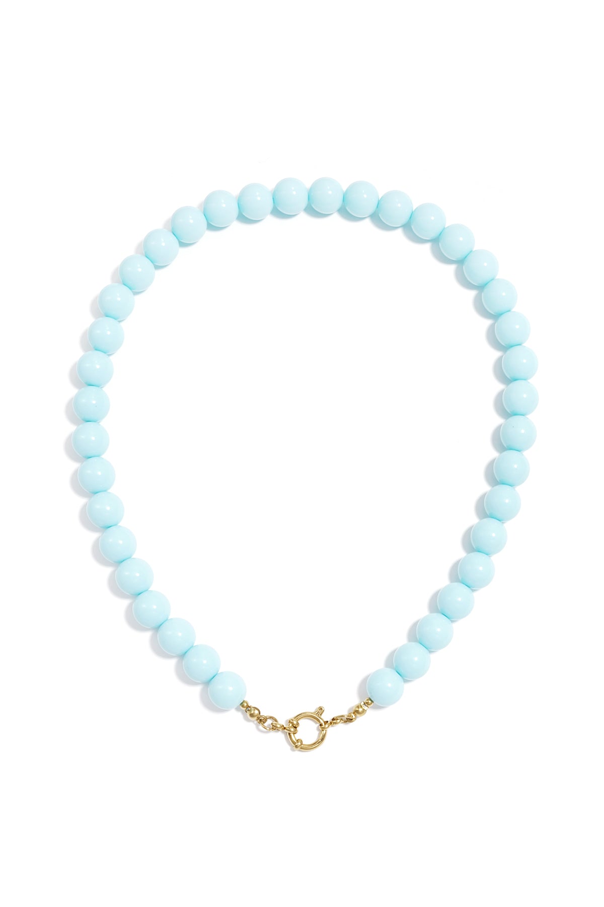 Gekleurde kleine kralenketting-12mm