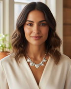 5 Harten Ketting – Zilver