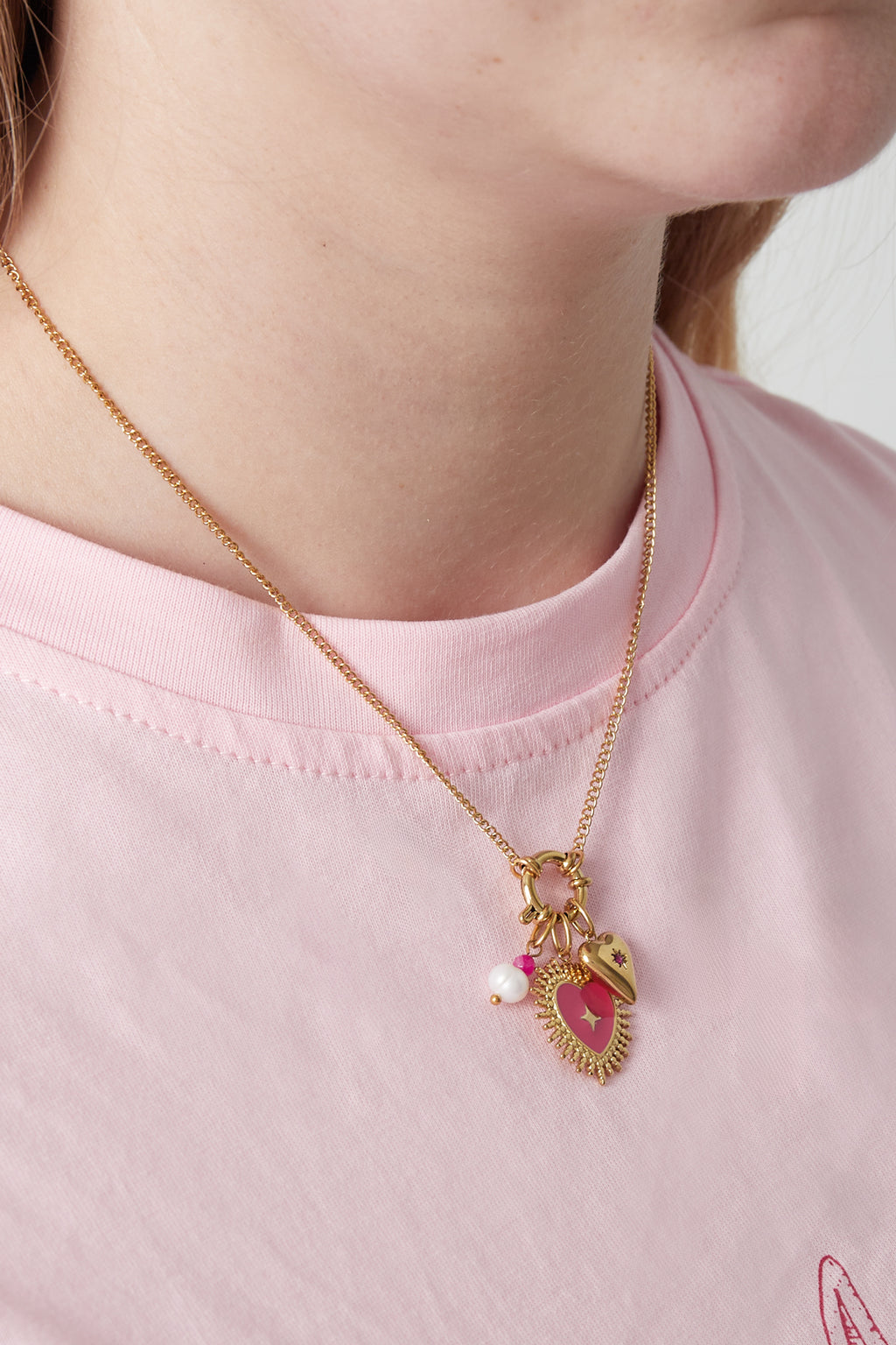 DIY-ketting van de zon van het hart
