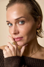 Roestvrijstalen edelsteenringen Hart Casual Dagelijks Eenvoudig Serie Dames sieraden