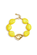 Armband Pebble Beach - Geel - Online kopen bij niniforyou