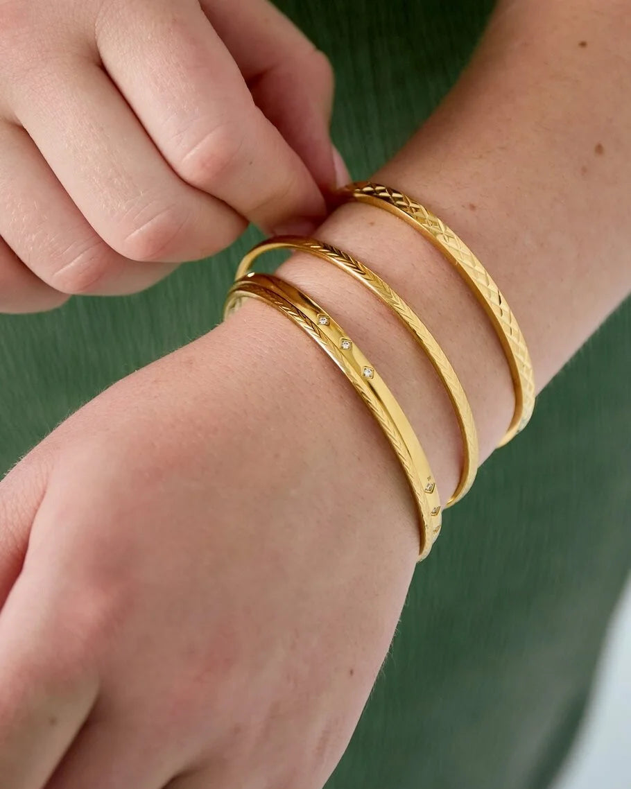 Armband Ruitjes – Goud