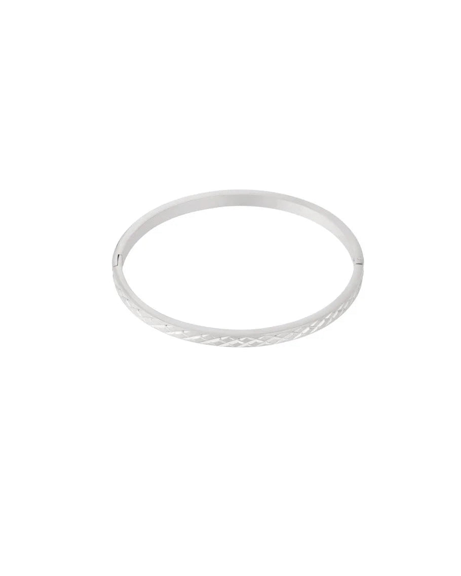 Armband Ruitjes – Zilver