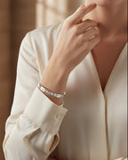 Armband met Strass Stenen – Zilver