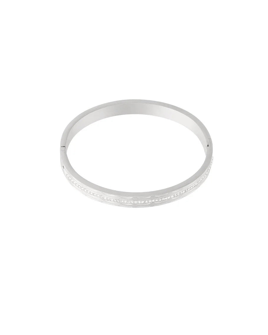 Armband met Strass Stenen – Zilver