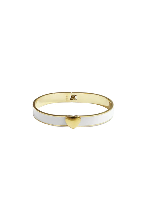 Bangle Pure Heart - Wit - Online kopen bij niniforyou