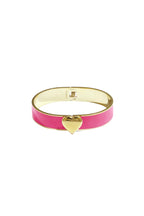Bangle Pure Heart Big - Fuchsia - Online kopen bij niniforyou