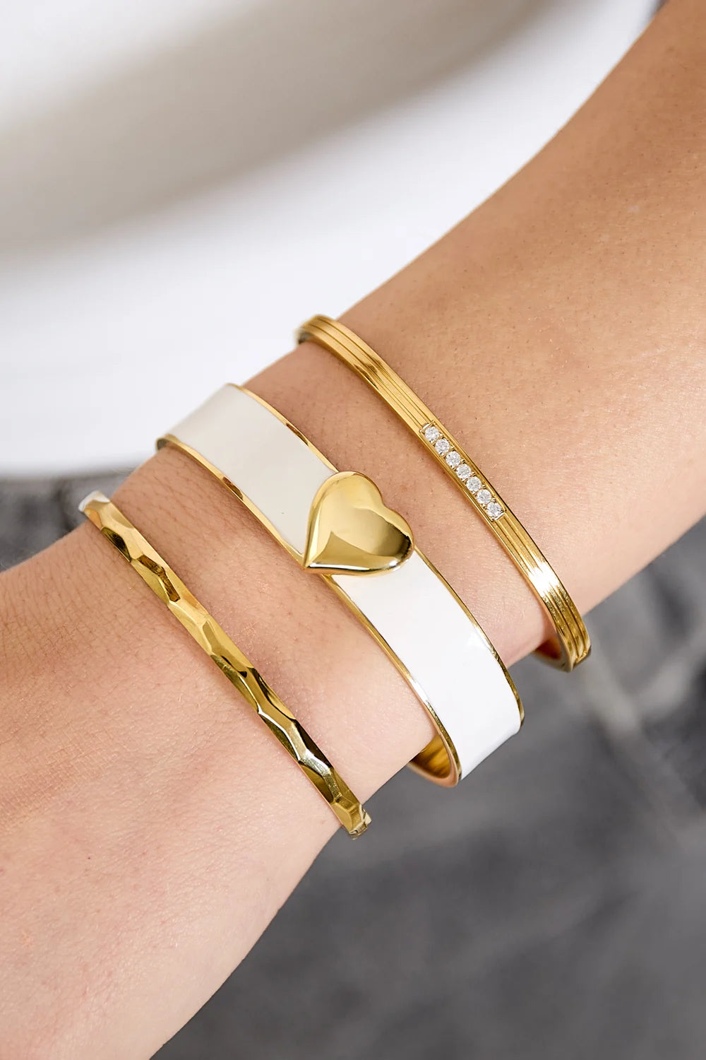 Bangle Pure Heart Big - Voorbeeld - Online kopen bij niniforyou