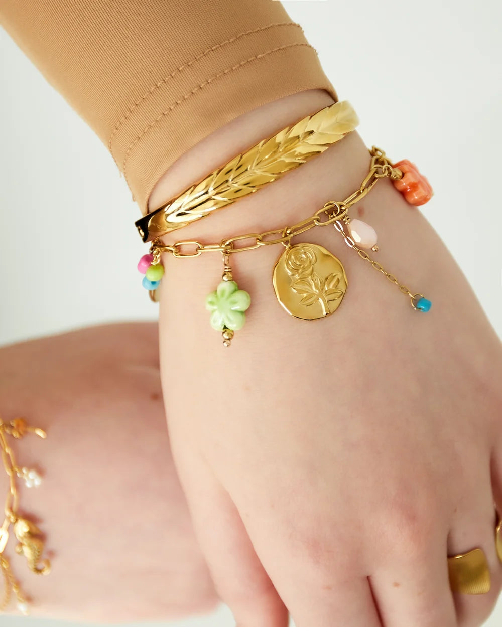 Bedelarmband charmify me - Goud kleur