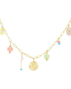 Bedelketting charmify me - Goud kleur