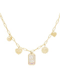 Bedelketting magic moon - Goud kleur