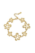 Blossom Links Armband - Goud - Online kopen bij niniforyou