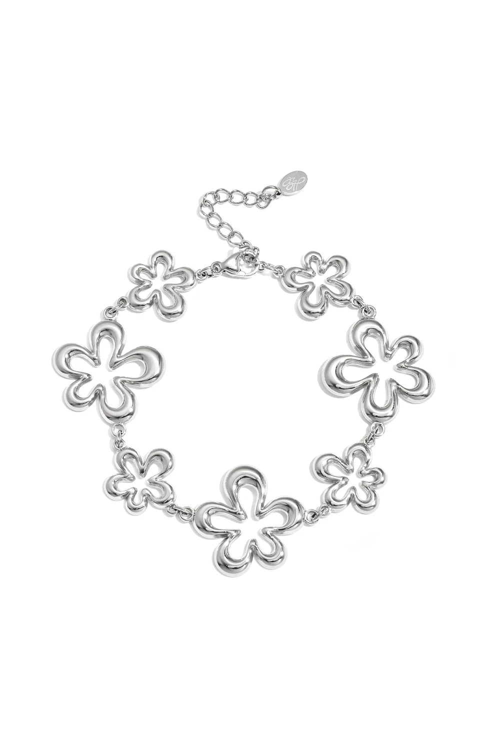 Blossom Links Armband - Zilver - Online kopen bij niniforyou