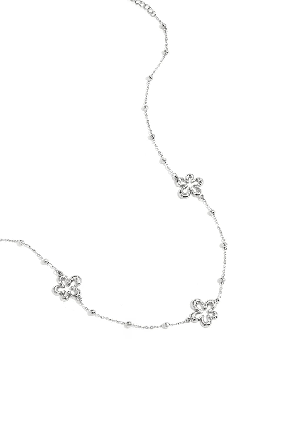 Blossom Links Ketting - Zilver - online kopen bij niniforyou