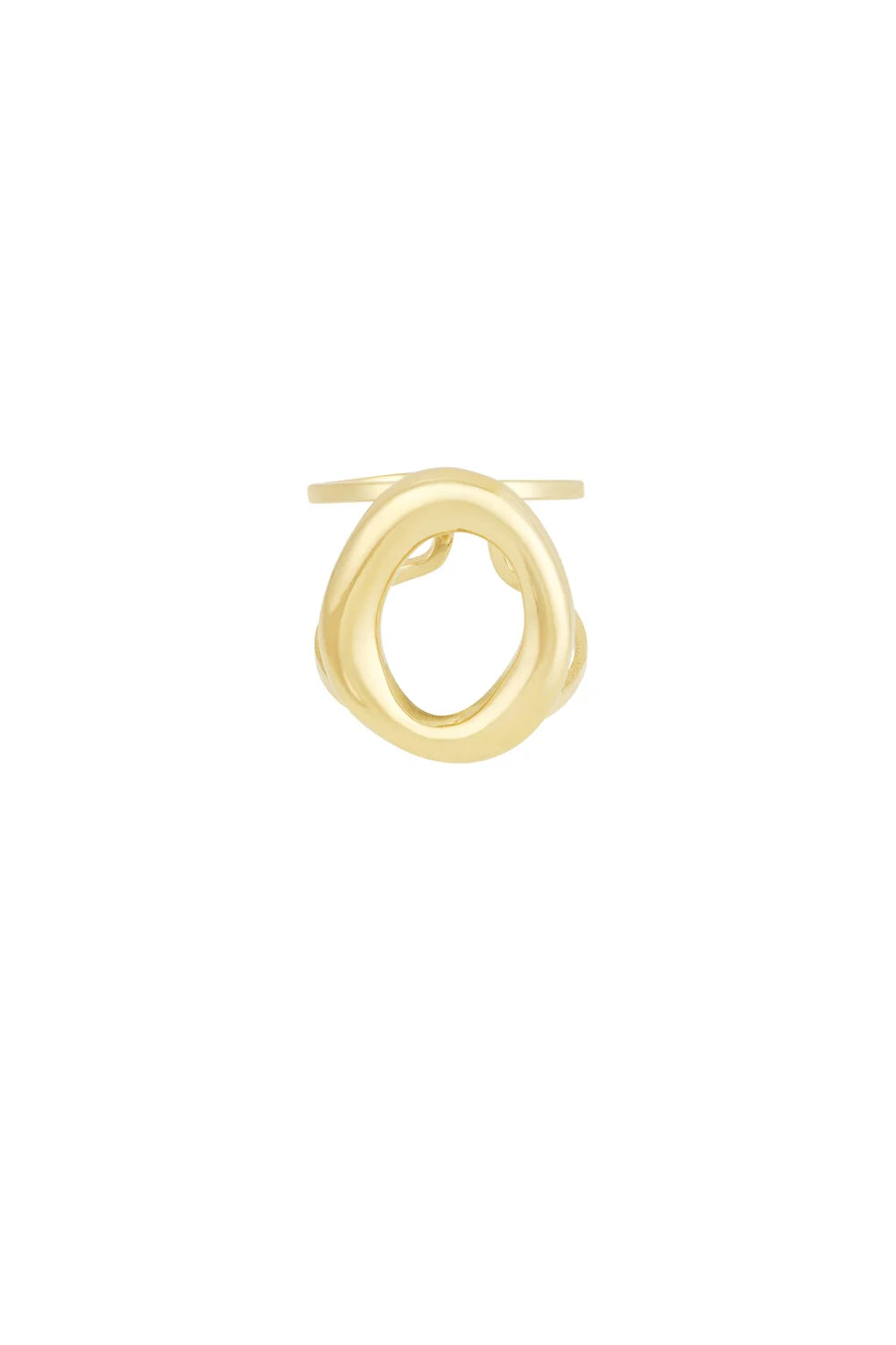 Bold circle ring - goud - online kopen bij niniforyou