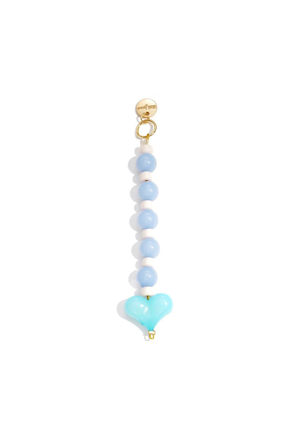Bungelende hartjes hanger Blauw