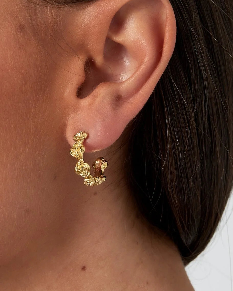 Buy Me A Flower Oorbellen – Goud