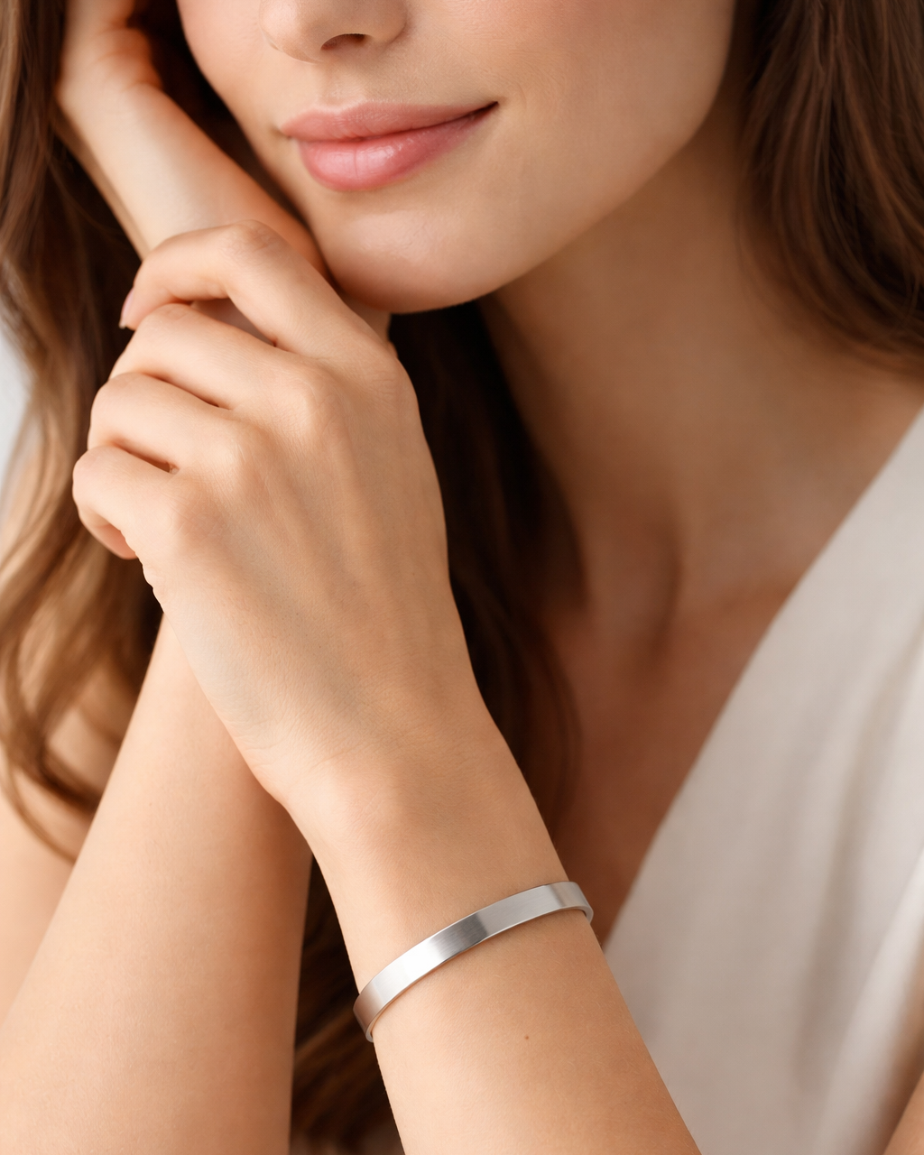 Pure Grace Bangle - Zilver