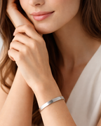 Pure Grace Bangle - Zilver