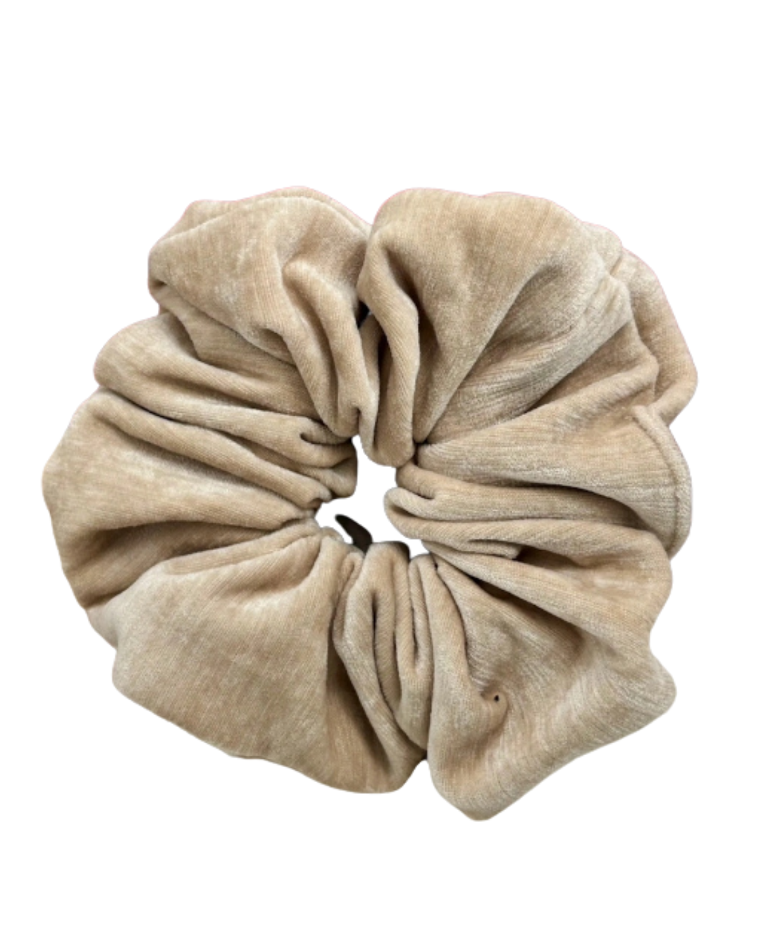 Getextureerde Scrunchie Beige