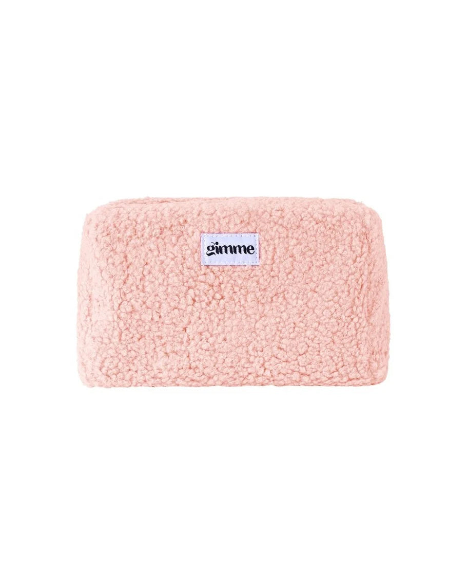 Teddy make-up tas roze – vrouwelijk en stijlvol design