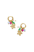 Golden Garden Oorbellen met parels - Goud - Online kopen bij niniforyou