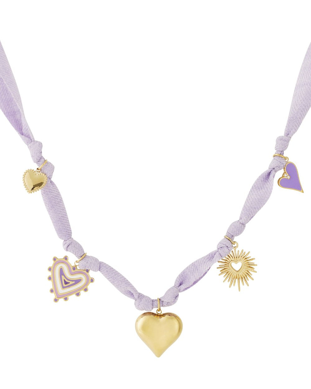 Heart Overdose – Gouden Ketting Dames in Sering met Hart & Emaille