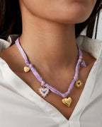 Heart Overdose – Gouden Ketting Dames in Sering met Hart & Emaille