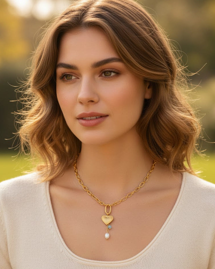 Heart Glow Ketting - Goud kleur
