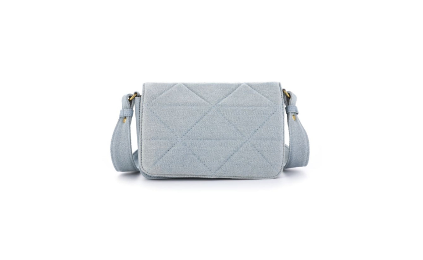 Compacte lichtblauwe handtas dames Honey Mist Bag