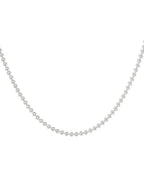 Ketting Aaneengesloten Hartjes – Zilver