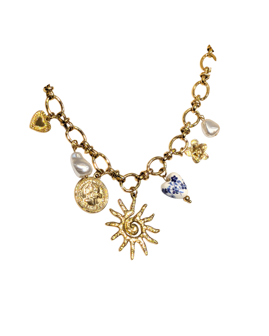 Ketting Delfsblauw – Goud