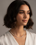 Ketting Aaneengesloten Hartjes – Zilver