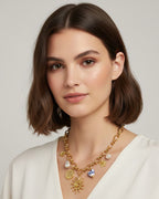 Ketting Delfsblauw – Goud