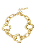 Kettingarmband Klaver – Goud