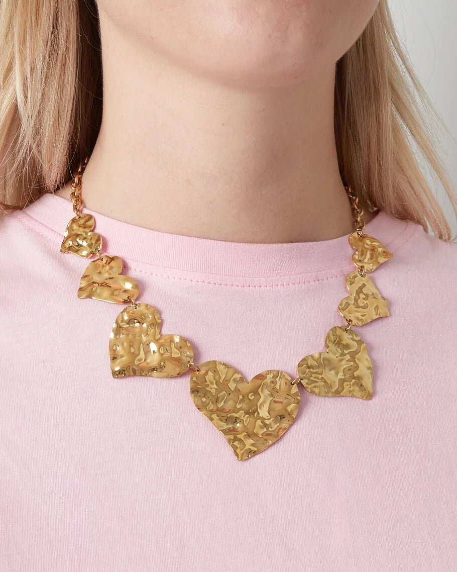 Ketting met Hartjes – Goud
