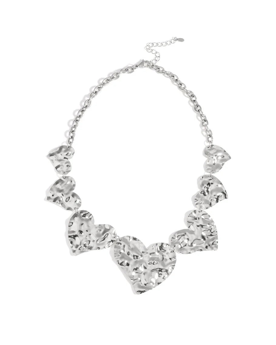 Ketting met Hartjes – Zilver