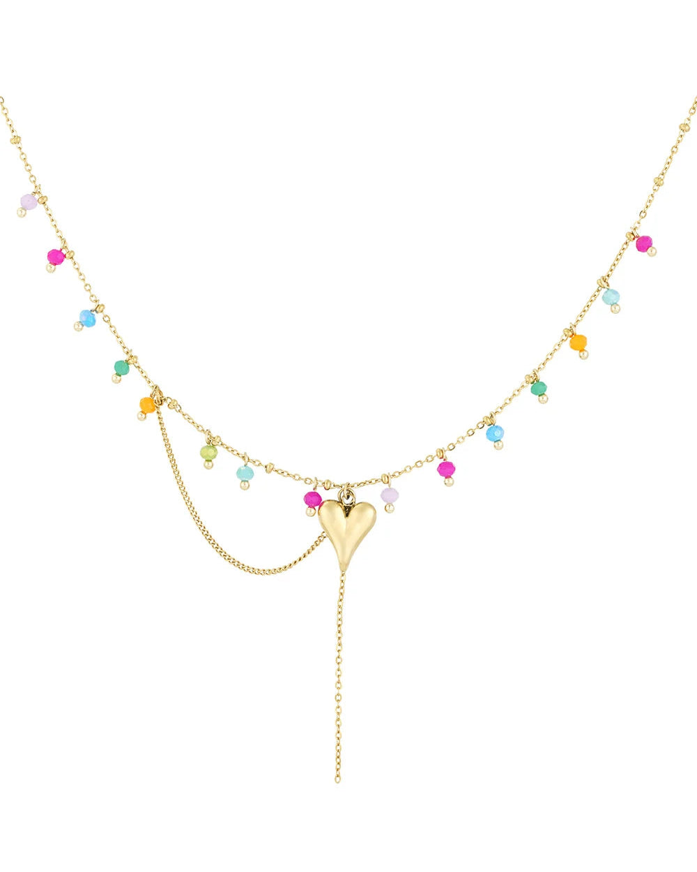 Ketting love wins - Goud