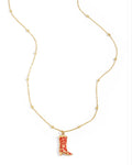Ketting met Laarzen Hanger – Goud