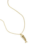 Ketting met bewegende vis - goud - online kopen bij niniforyou