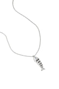 Ketting met bewegende vis - zilver - online kopen bij niniforyou