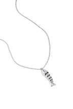 Ketting met bewegende vis - zilver - online kopen bij niniforyou