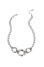 Ketting met ronde statement  - Zilver - Online kopen bij niniforyou
