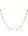 Ketting van Massieve Kralen 4 mm – Goud