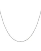 Ketting van Massieve Kralen 4 mm – Zilver