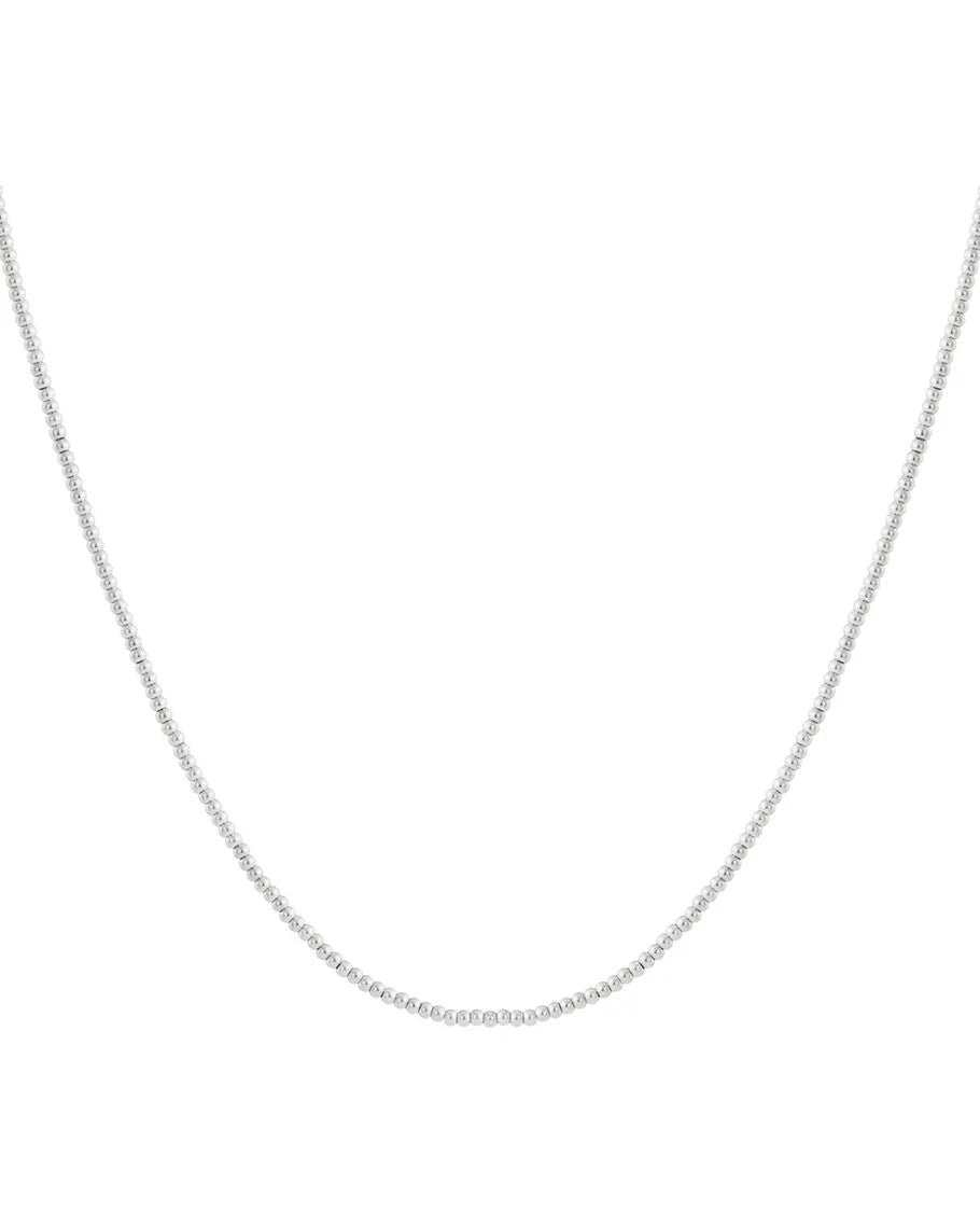 Kralenketting 2,5 mm – Zilver