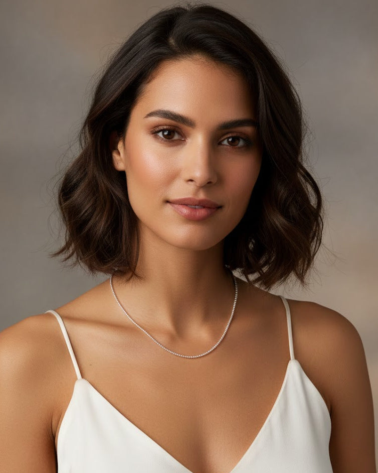 Kralenketting 2,5 mm – Zilver